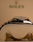 Rolex Datejust 36 36 mm White Mother-Of-Pearl Set With Diamonds Dial Oystersteel and 18k Yellow Gold Jubilee Bracelet 126233-0023 - WATCHXNYC