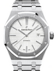 Audemars Piguet Royal Oak 41mm White Dial Stainless Steel 15400ST.OO.1220ST.02 - WATCHXNYC