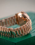 Rolex Oyster 40 mm Chocolate Dial 18 kt Everose Gold President, Semi-Circular Three-Piece Links 228235-0053 - WATCHXNYC