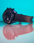 Omega Speedmaster Moonphase Blue Dial 44.25 mm Blue ceramic Strap 304.93.44.52.03.001 - WATCHXNYC
