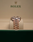 Rolex Oyster 40 mm Chocolate Dial 18 kt Everose Gold President, Semi-Circular Three-Piece Links 228235-0053 - WATCHXNYC