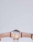 Patek Philippe Complications Calatrava Blue Varnished Dial White Gold Case Calf Leather Brown Strap 42mm 5524G-001 - WATCHXNYC