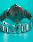 Cartier Ballon Bleu 40 mm Steel Blue Sunray Dial Steel Bracelet WSBB0061 - WATCHXNYC