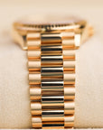 Rolex Day-Date 36 36 mm Champagne-Colour Dial 18k Yellow Gold President Bracelet 128238-0045 - WATCHXNYC