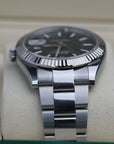 Rolex Datejust 41 41 mm Bright blue Dial White Rolesor Oyster bracelet 126334-0001 - WATCHXNYC