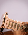 Patek Philippe Nautilus 35.2 mm Silver Dial with Diamonds 18K Rose Gold Bracelet 7118/1200R-001 - WATCHXNYC