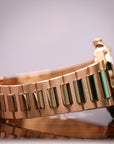 Patek Philippe Nautilus 35.2 mm Silver Dial with Diamonds 18K Rose Gold Bracelet 7118/1200R-001 - WATCHXNYC