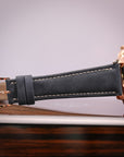 Patek Philippe Complications Blue Dial Rose Gold Case Blue Strap 42 mm 5224R-001 - WATCHXNYC