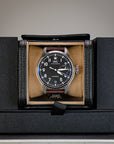 IWC Schaffhausen Big Pilot’s Watch Heritage 46.2 mm Black Dial Titanium Brown Strap IW501004 - WATCHXNYC