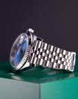 Rolex Datejust 41 41 mm Azzurro-Blue Dial Oystersteel and White Gold Jubilee Bracelet 126334-0026 - WATCHXNYC
