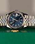 Rolex Datejust 36 36mm Bright Blue Dial Oystersteel and White Gold Jubilee Bracelet 126234-0017 - WATCHXNYC
