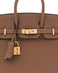 HERMES Birkin 25 Togo Alezan Gold Hardware - WATCHXNYC