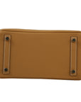 HERMES Birkin 25 Togo Natural Sable Gold Hardware - WATCHXNYC