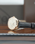 Patek Philippe Grand Complications 39 mm Silver Dial 18k Rose Gold Leather Strap 5327R-001 - WATCHXNYC