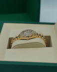 Rolex Oyster 28 mm Diamond-Paved Dial 18k Yellow Gold President Bracelet 279138rbr-0029 - WATCHXNYC