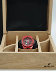 HUBLOT Big Bang Unico Red Magic 42 mm Transparent Dial Polished Red Ceramic Rubber Strap 441.CF.8513.RX - WATCHXNYC