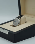 A. Lange & Sohne GRAND LANGE 1 MOON PHASE 41 mm Silver Dial Platinum Leather Strap 139.025 / LSLS1392AA - WATCHXNYC