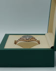Rolex Oyster 40 mm Olive Green Dial 18 kt Everose Gold President, Semi-Circular Three-Piece Links 228235-0025 - WATCHXNYC
