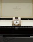 Patek Philippe 5205R-001 Annual Calendar Complications 40mm Opaline White Dial Rose Gold - WATCHXNYC