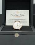 Vacheron Constantin Patrimony manual-winding 42 mm Silver Dial 18K Pink Gold Leather Strap 1110U/000R-B085 - WATCHXNYC