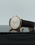 Vacheron Constantin Patrimony manual-winding 42 mm Silver Dial 18K Pink Gold Leather Strap 1110U/000R-B085 - WATCHXNYC