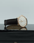 Vacheron Constantin Patrimony manual-winding 42 mm Silver Dial 18K Pink Gold Leather Strap 1110U/000R-B085 - WATCHXNYC