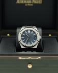 Audemars Piguet Royal Oak Selfwinding 41 mm Blue Dial Stainless Steel Bracelet 15510ST.OO.1320ST.06 - WATCHXNYC