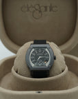 F.P.Journe élégante 48 Titalyt Black Dial Titanium Rubber Strap - WATCHXNYC
