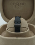 F.P.Journe élégante 48 Titalyt Black Dial Titanium Rubber Strap - WATCHXNYC