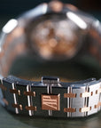 Audemars Piguet Royal Oak Selfwinding 34 mm Grey Dial Stainless Steel with 18k Pink Gold Bracelet 77450SR.OO.1361SR.03 - WATCHXNYC