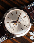 Patek Philippe Complications Beige Dial Rose Gold Leather Strap 38.5 mm 5396R-016 - WATCHXNYC