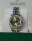 Rolex Lady-Datejust 28 mm Champagne-Colour Dial with Diamonds Oystersteel and 18k Yellow Gold Jubilee Bracelet 279383rbr-0001 - WATCHXNYC