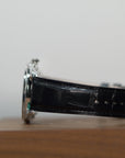 Jaeger-LeCoultre Master Ultra Thin Date 39 mm Silvered Grey Dial Stainless Steel Leather Strap Q1238420 - WATCHXNYC