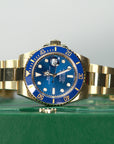 Rolex Submariner Date 41 mm Royal Blue Dial 18 Kt Yellow Gold Oyster Bracelet 126618lb-0002 - WATCHXNYC