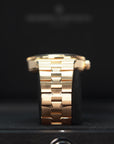 Vacheron Constantin Overseas self-winding 34.5 mm Blue Dial 18K Pink Gold Bracelet 4600V/200R-B979 - WATCHXNYC