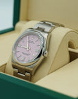 Rolex Oyster Perpetual 36 mm Candy Pink Dial Oystersteel Oyster Bracelet 126000-0008 - WATCHXNYC