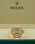 Rolex Day-Date 40 mm Champagne-Colour Dial 18k Yellow Gold President Bracelet 228238-0003 - WATCHXNYC