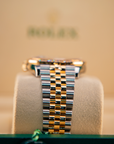 Rolex Datejust 36 36 mm Olive Green Set With Diamonds Dial Oystersteel and 18k Yellow Gold Oyster Bracelet 126283rbr-0012 - WATCHXNYC