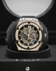 Hublot Classic Fusion Aerofusion Titanium 45 mm Transparent Dial Polished Titanium Rubber Strap 525.NX.0170.RX - WATCHXNYC