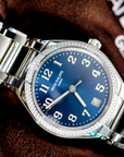 Patek Philippe Twenty~4 36 mm Blue Dial with Diamonds Stainless Steel Bracelet 7300/1200A-001 - WATCHXNYC