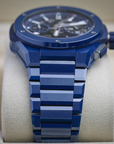 HUBLOT Big Bang Integrated Blue Ceramic 42 mm Transparent Dial Polished Blue Ceramic Bracelet 451.EX.5123.EX - WATCHXNYC