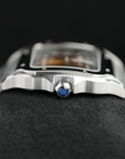 Cartier Santos Large Steel Brown Dial Bracelet WSSA0064 - WATCHXNYC