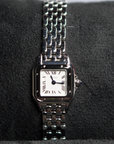 Cartier Panthère Mini 25 mm x 19 mm Silver Dial Steel Bracelet WSPN0012 - WATCHXNYC