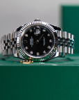 Rolex Datejust 41mm Black Diamond Dial Stainless Steel 126334 - WATCHXNYC