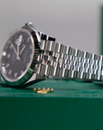 Rolex Datejust 41mm Black Diamond Dial Stainless Steel 126334 - WATCHXNYC