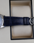 Patek Philippe Grand Complications 41 mm Blue Dial Platinum Leather Strap 5370P-011 - WATCHXNYC