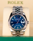 2025 Rolex Datejust 36mm Blue Jubilee Stainless Steel 126234 - WATCHXNYC