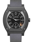 F.P.Journe élégante 48 Titalyt 40mm Black Dial Titanium Rubber Strap - WATCHXNYC