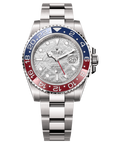 Rolex GMT-Master II 40 mm Meteorite Dial 18 kt white gold Oyster Bracelet 126719blro-0002 - WATCHXNYC