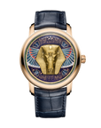 Vacheron Constantin Métiers d'Art Tribute to great civilisations - Grand sphinx de Tanis 42 mm Dark Blue Dial 18K Pink Gold Leather Strap 7620A/000R-B927 - Wrist Boutique